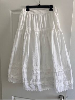 Quince 100% cotton poplin skirt